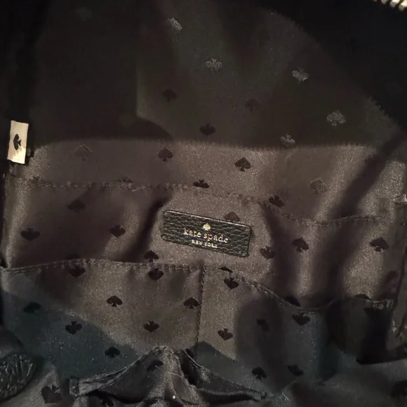 Kate Spade Black Textured Backpack - Picture 8 of 10